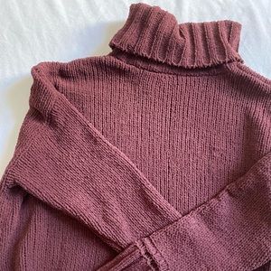 aerie Plum Turtleneck Tunic